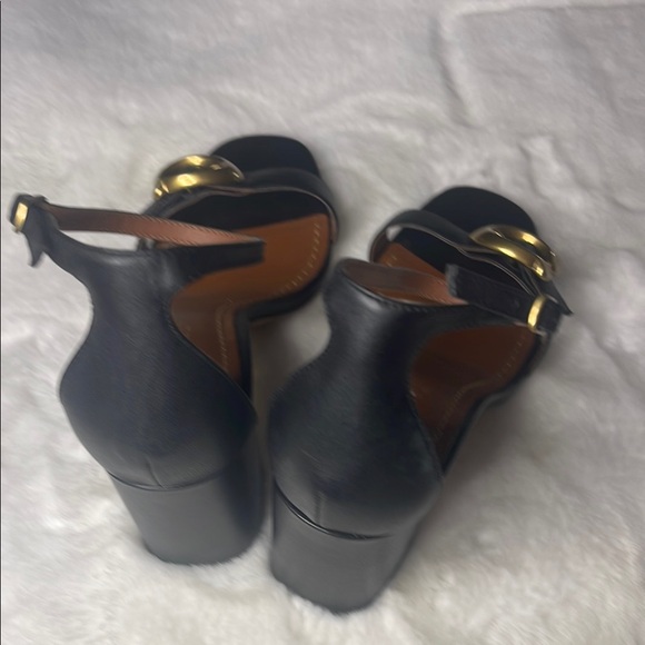 Coach Black and Brown Leather Heels Size 10 - Picture 8 of 11